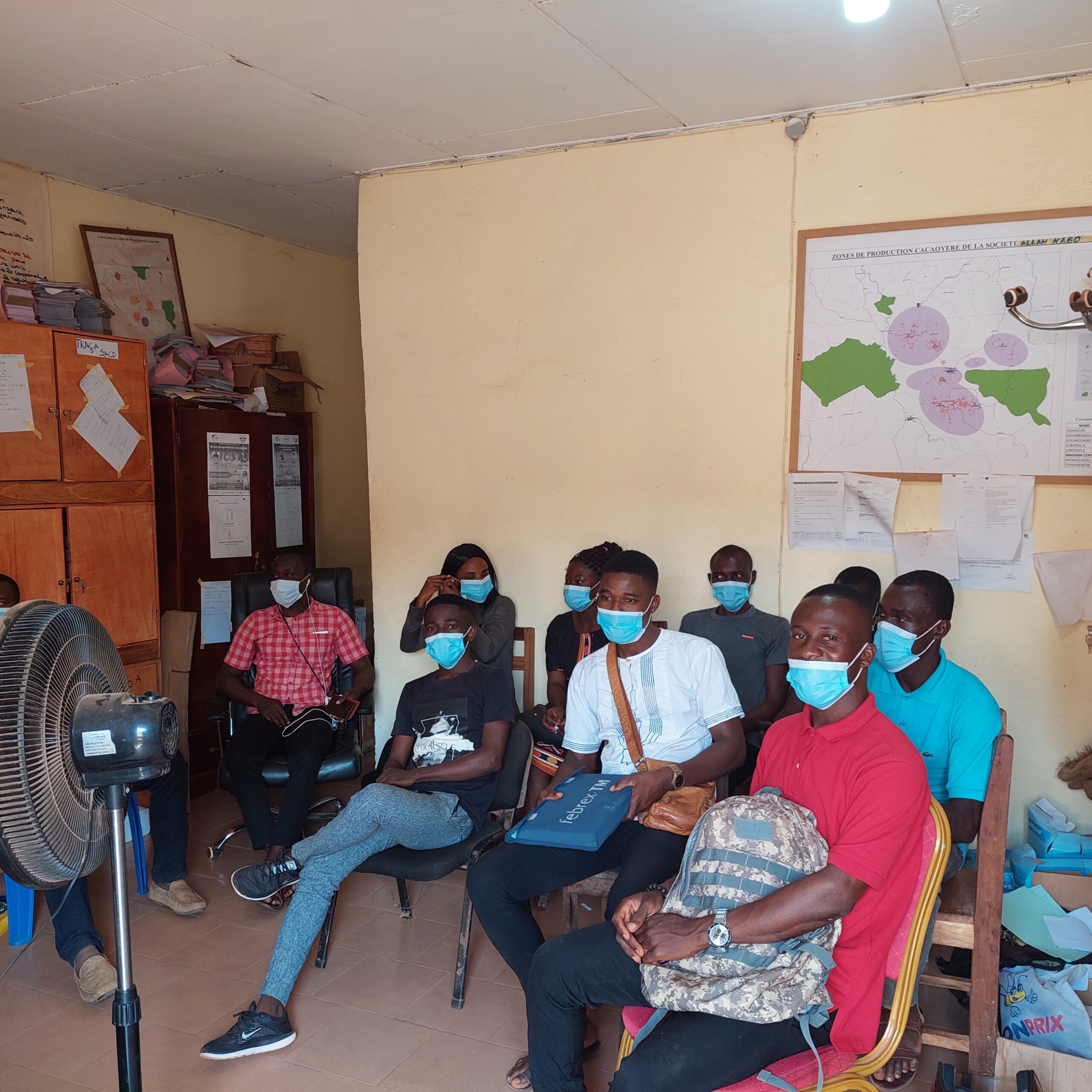 Renforcement du suivi terrain : réunion hebdomadaire des consultantes avec l’appui de SACO – 05 janvier 2022